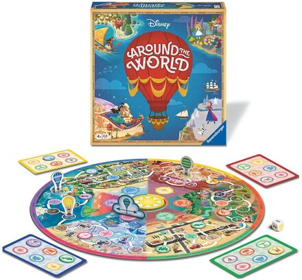 Disney Around The World Toys Puzzles And Games Games Board Games Multi/patterned Ravensburger