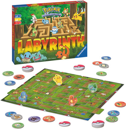 Pokémon Labyrinth Toys Puzzles And Games Games Board Games Multi/patterned Ravensburger