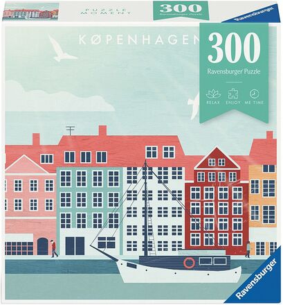 City Kopenhagen 300P Ad Toys Puzzles And Games Puzzles Classic Puzzles Multi/patterned Ravensburger