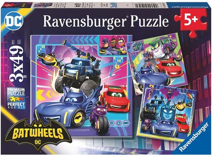 Batwheels 3X49P Toys Puzzles And Games Puzzles Classic Puzzles Multi/patterned Ravensburger