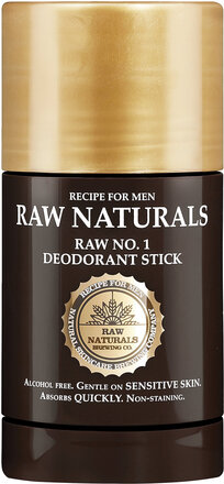 Raw No 1 Deodorant Stick Beauty MEN Deodorants Sticks Nude Raw Naturals Brewing Company*Betinget Tilbud