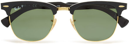 Clubmaster Aluminum Designers Sunglasses D-frame- Wayfarer Sunglasses Black Ray-Ban