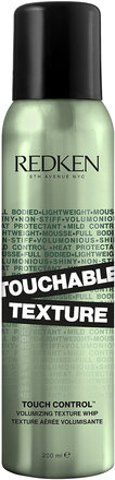 Redken Styling Touchable Texture Mousse 200Ml Pomade Hårprodukter Nude Redken