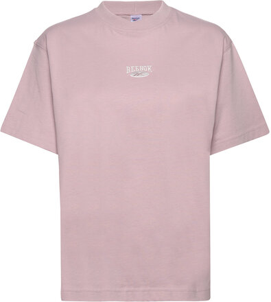Cl Ae Archive Sm Log Sport T-shirts & Tops Short-sleeved Pink Reebok Classics