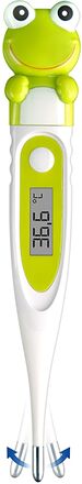 Digital Fever Thermometer 'Frog' Baby & Maternity Care & Hygiene Baby Care Multi/mønstret Reer*Betinget Tilbud