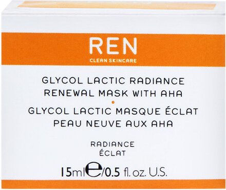 Glycolactic Radiance Renewal Mask 15 Ml Beauty Women Skin Care Face Face Masks Anti-age Masks Nude REN