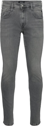 Anbass Trousers Slim Hyperflex Dust Bottoms Jeans Slim Grey Replay