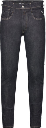 Bronny Trousers Super Slim Forever Dark Bottoms Jeans Slim Black Replay