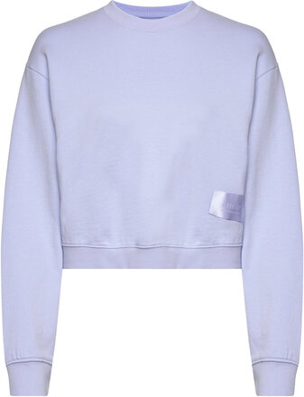 Jumper Cropped Tops Sweatshirts & Hoodies Sweatshirts Blue Replay