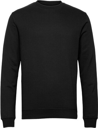 Bamboo Sweatshirt Fsc Tops Sweat-shirts & Hoodies Sweat-shirts Black Resteröds