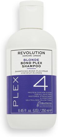 Revolution Haircare Blond Plex 4 Bond Shampoo 250Ml Beauty Women Hair Care Silver Shampoo Nude Revolution Haircare