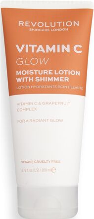 Revolution Skincare Vit C Shimmer Lotion Hudkräm Lotion Bodybutter Nude Revolution Skincare