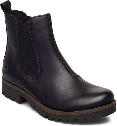 78552-00 Shoes Boots Ankle Boots Ankle Boot - Flat Svart Rieker*Betinget Tilbud