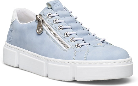 N5952-10 Lave Sneakers Blå Rieker*Betinget Tilbud