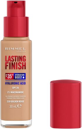 Clean Lasting Finish Foundation 210 Golden Beige Foundation Makeup Nude Rimmel