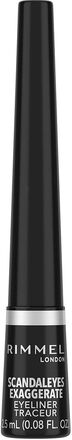 Rimmel Exaggerate Liquid Eyeliner Eyeliner Makeup Black Rimmel