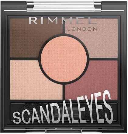 Scandal 5 Pan Palette 003 Rose Quartz Øjenskyggepalet Makeup Nude Rimmel