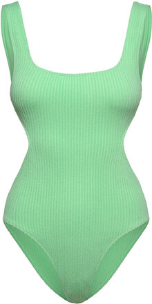 Rc X Sc 1Pc Sport Swimsuits Green Rip Curl