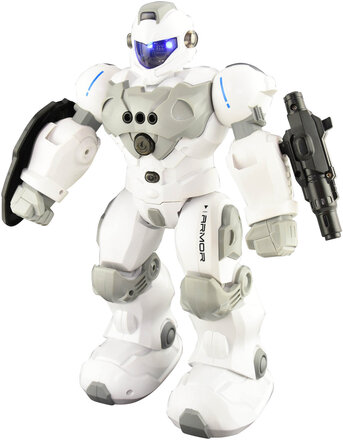 Remote Control Intelligent Guardian Robot Toys Remote Controlled Toys Robots Hvit Robetoy*Betinget Tilbud