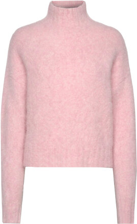 Rodebjer Falalai Designers Knitwear Turtleneck Pink RODEBJER