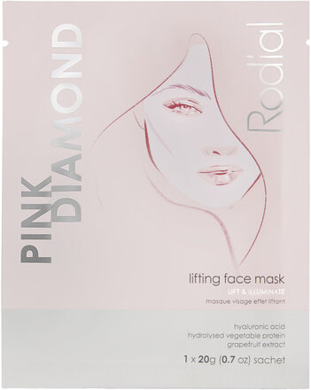 Rodial Pink Diamond Lifting Mask Beauty Women Skin Care Face Masks Sheetmask Nude Rodial