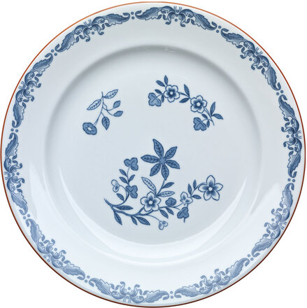 Ostindia Plate Home Tableware Plates Blue Rörstrand