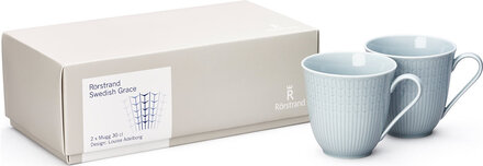 Swgr Mug 30Cl Ice 2-Pack Home Tableware Cups & Mugs Coffee Cups Blue Rörstrand
