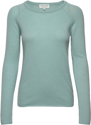 Wool & Cashmere Pullover Pullover Blå Rosemunde*Betinget Tilbud