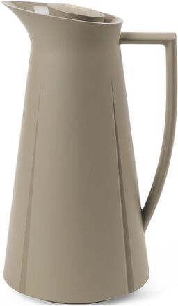 Gc Termokanne 1,0 L Clay With Gold Button Home Tableware Jugs & Carafes Thermal Carafes Brun Rosendahl*Betinget Tilbud