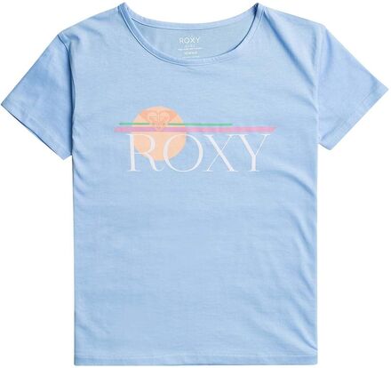 Day And Night B Tops T-shirts Short-sleeved Blue Roxy