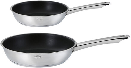 Stekpannaset Moments Home Kitchen Pots & Pans Frying Pans Silver Rösle