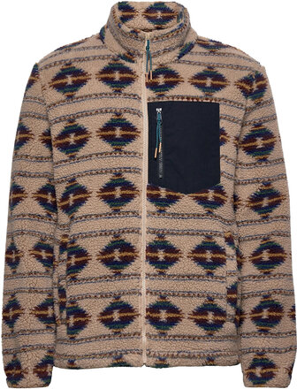 Printed Fleece Tops Sweatshirts & Hoodies Fleeces & Midlayers Multi/patterned Revolution