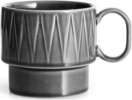 Coffee & More , Tea Mug Home Tableware Cups & Mugs Tea Cups Grå Sagaform*Betinget Tilbud