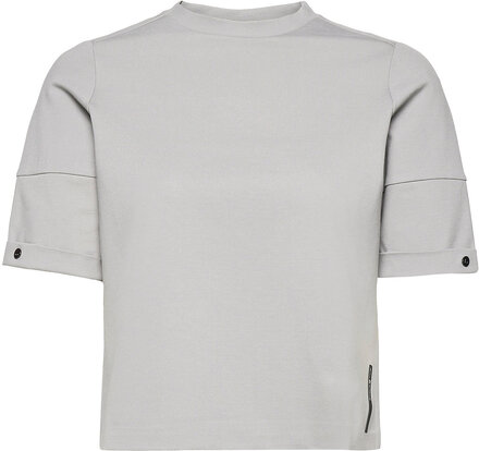 W Race Heavy Tee Sport T-shirts & Tops Short-sleeved Grey Sail Racing