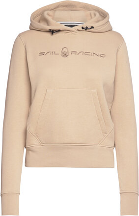W Gale Hood Sport Sweatshirts & Hoodies Hoodies Beige Sail Racing