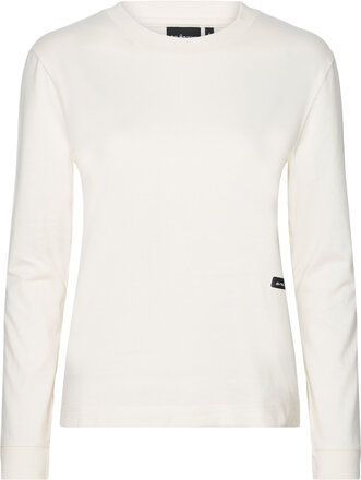 W Race Heavy Ls Tee Sport T-shirts & Tops Long-sleeved White Sail Racing