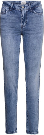 Mollysz Mw Slim Jeans Slim Jeans Blå Saint Tropez*Betinget Tilbud