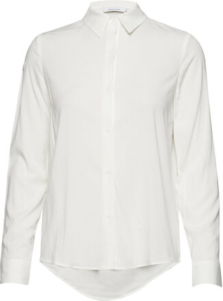 Milly Np Shirt 9942 Tops Shirts Long-sleeved White Samsøe Samsøe