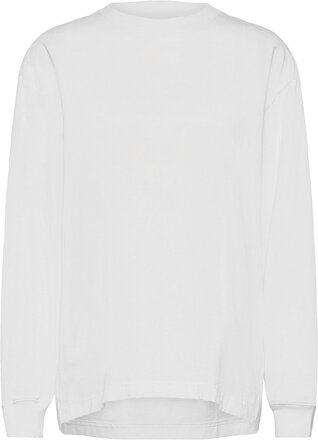 Chrome Ls T-Shirt 12700 T-shirts & Tops Long-sleeved Hvit Samsøe Samsøe*Betinget Tilbud