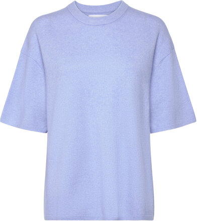Megan T Shirt 14709 Designers Knitwear Jumpers Blue Samsøe Samsøe