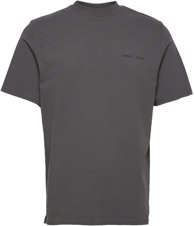 Norsbro T-Shirt 6024 T-shirts Short-sleeved Grå Samsøe Samsøe*Betinget Tilbud