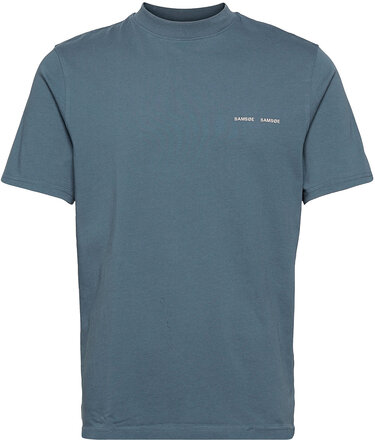 Norsbro T-Shirt 6024 T-shirts Short-sleeved Blå Samsøe Samsøe*Betinget Tilbud
