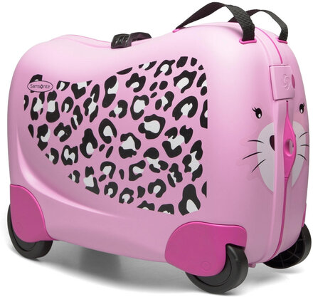 Dream Rider Suitcase Cheetah C Accessories Bags Travel Bags Rosa Samsonite*Betinget Tilbud