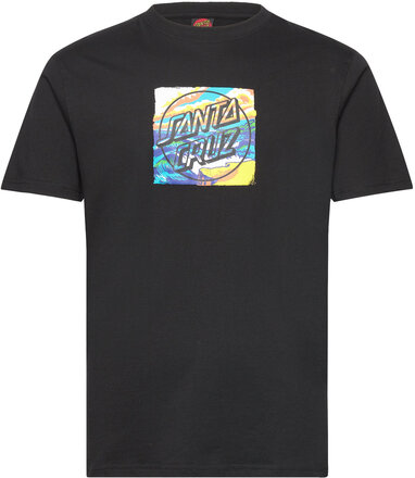 Water View Front T-Shirt Tops T-Kortærmet Skjorte Black Santa Cruz