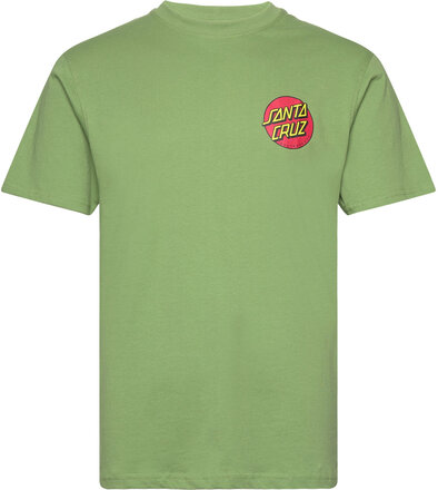 Classic Dot Chest T-Shirt Tops T-shirts Short-sleeved Green Santa Cruz