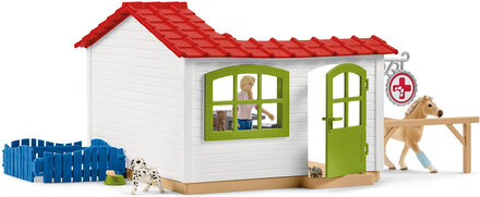 Schleich Veterinarian Practice With Pets Toys Playsets & Action Figures Play Sets Multi/patterned Schleich