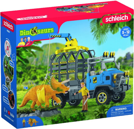 Schleich Dino Transport Mission Toys Playsets & Action Figures Play Sets Multi/patterned Schleich