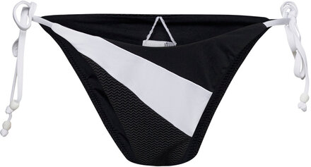 Sliceofsplice Spliced Tie Side Rio Swimwear Bikinis Bikini Bottoms Side-tie Bikinis Black Seafolly