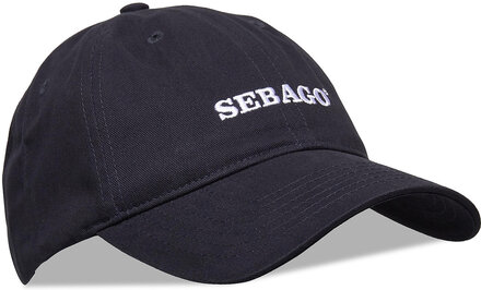 Classic Logo Cap Accessories Headwear Caps Blå Sebago*Betinget Tilbud