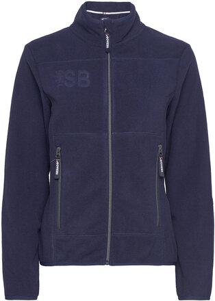 Fleece W Jacket Tops Sweatshirts & Hoodies Fleeces & Midlayers Navy Sebago